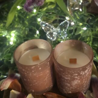 Cedar & Amber – Wooden Wick Candle